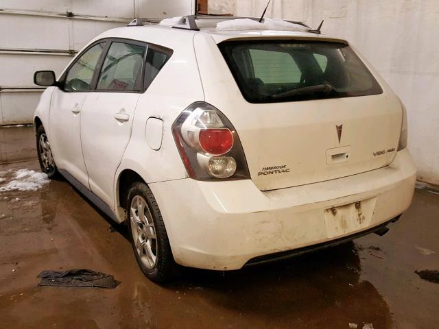 5Y2SM67009Z410795 - 2009 PONTIAC VIBE WHITE photo 3