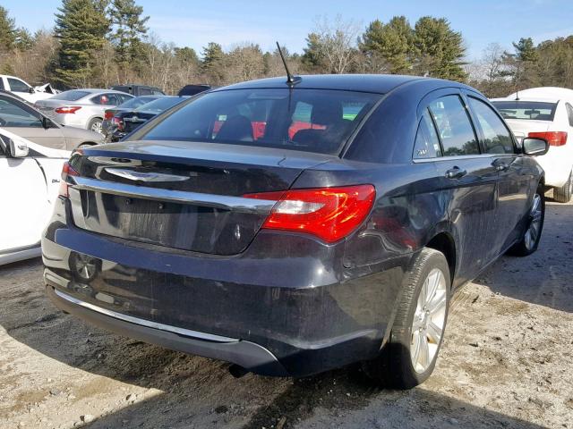 1C3CCBAB9DN764894 - 2013 CHRYSLER 200 LX BLACK photo 4