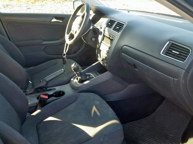 3VW1K7AJ6CM365232 - 2012 VOLKSWAGEN JETTA BASE 蓝色 照片 5