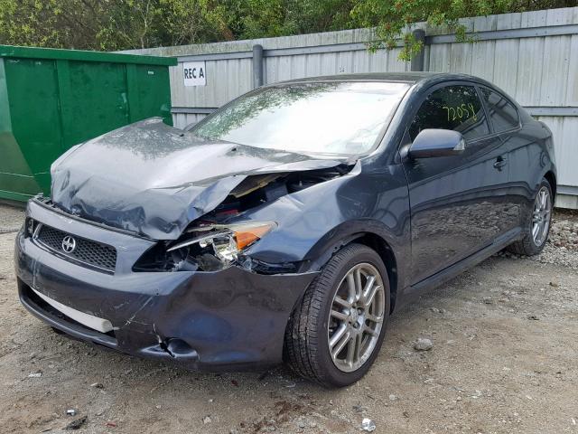 JTKDE167870167559 - 2007 TOYOTA SCION TC ნაცრისფერი ფოტო 2