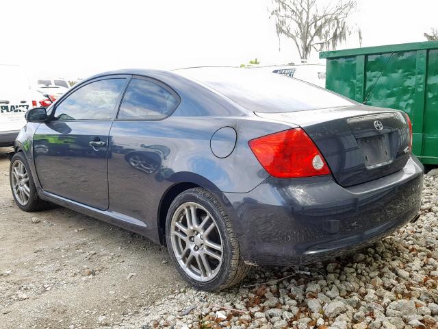 JTKDE167870167559 - 2007 TOYOTA SCION TC ნაცრისფერი ფოტო 3
