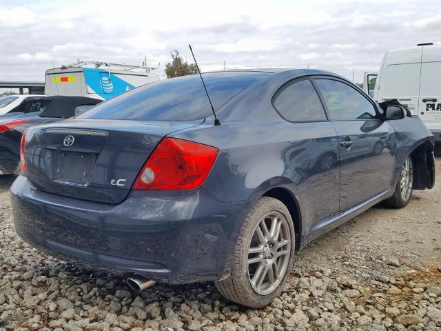 JTKDE167870167559 - 2007 TOYOTA SCION TC ნაცრისფერი ფოტო 4