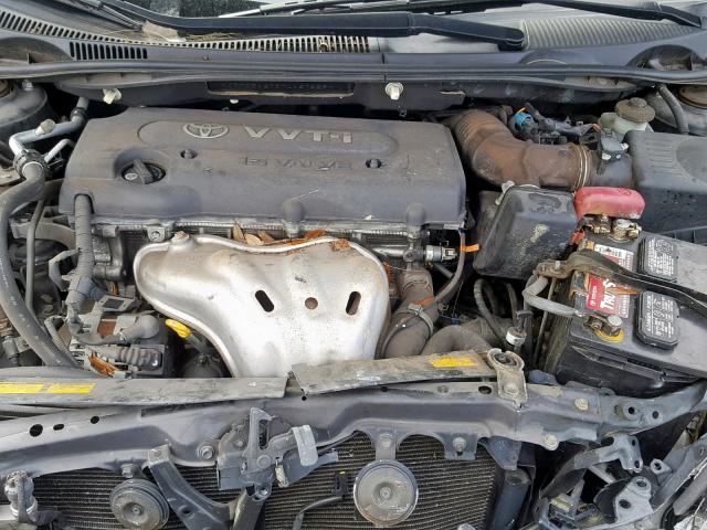 JTKDE167870167559 - 2007 TOYOTA SCION TC ნაცრისფერი ფოტო 7