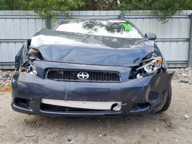 JTKDE167870167559 - 2007 TOYOTA SCION TC ნაცრისფერი ფოტო 9