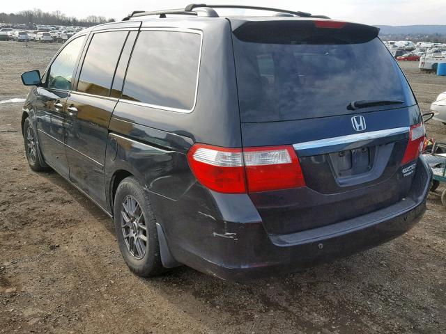 5FNRL38895B077937 - 2005 HONDA ODYSSEY TO BLACK photo 3