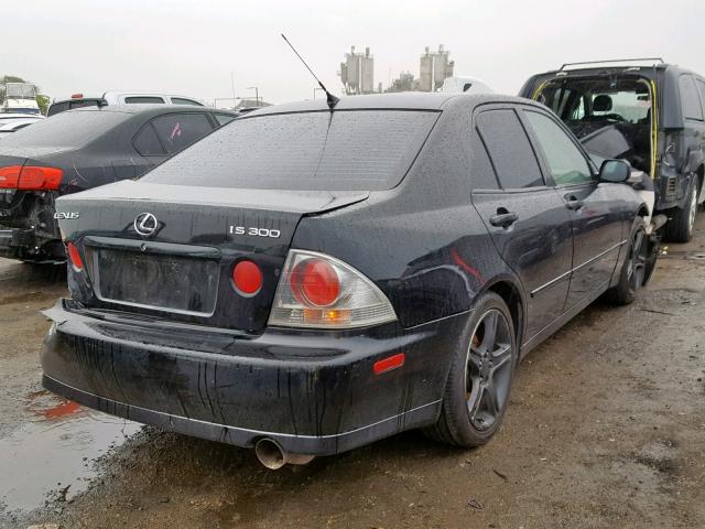 JTHBD182510002559 - 2001 LEXUS IS 300 BLACK photo 4