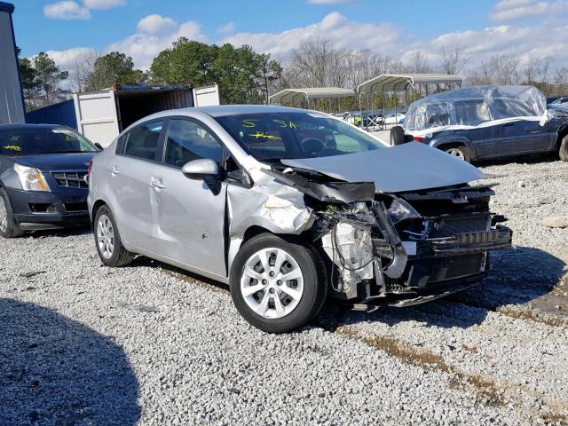 KNADM4A32G6591264 - 2016 KIA RIO LX SILVER photo 1