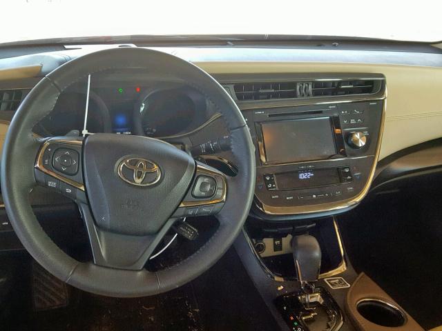 4T1BK1EB8JU289119 - 2018 TOYOTA AVALON XLE PURPLE photo 9