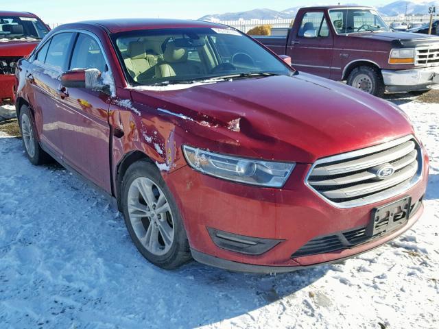 1FAHP2E84FG161756 - 2015 FORD TAURUS SEL RED photo 1