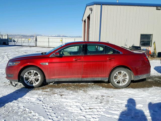 1FAHP2E84FG161756 - 2015 FORD TAURUS SEL RED photo 9