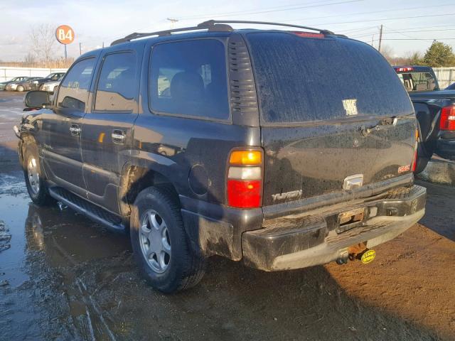 1GKEK63U14J186010 - 2004 GMC YUKON DENA BLACK photo 3