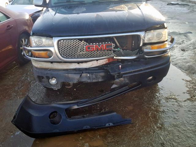 1GKEK63U14J186010 - 2004 GMC YUKON DENA BLACK photo 9