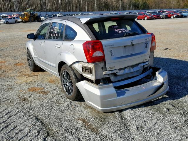 1B3CB8HB1BD254468 - 2011 DODGE CALIBER RU SILVER photo 3