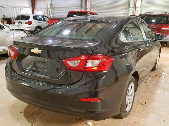 1G1BC5SM7J7161976 - 2018 CHEVROLET CRUZE LS BLACK photo 4