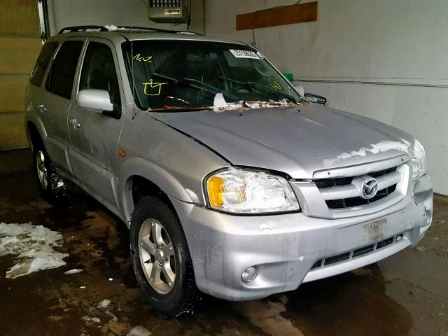 4F2CZ96115KM13581 - 2005 MAZDA TRIBUTE S SILVER photo 1