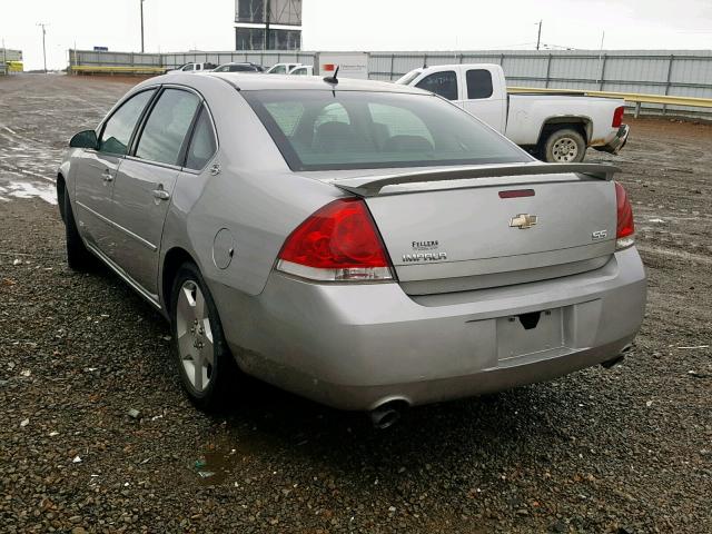 2G1WD58C689104822 - 2008 CHEVROLET IMPALA SUP ვერცხლისფერი ფოტო 3