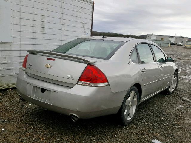 2G1WD58C689104822 - 2008 CHEVROLET IMPALA SUP ვერცხლისფერი ფოტო 4