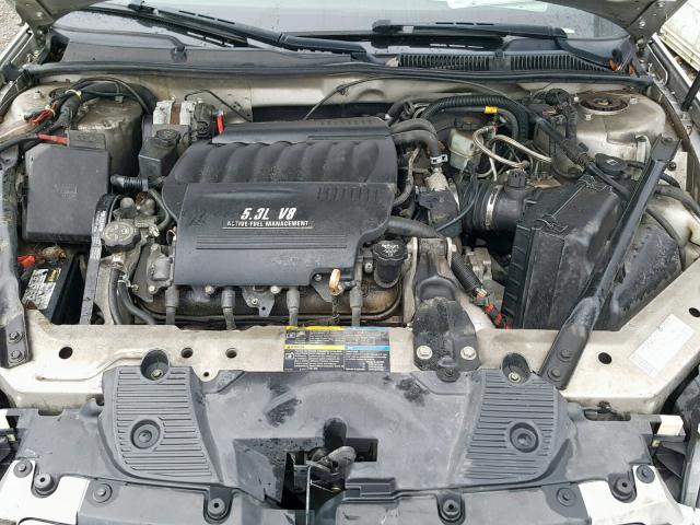 2G1WD58C689104822 - 2008 CHEVROLET IMPALA SUP ვერცხლისფერი ფოტო 7