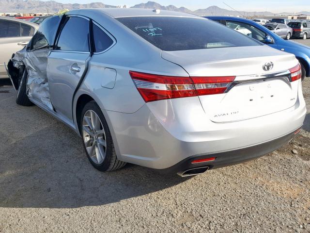 4T1BK1EB4EU078490 - 2014 TOYOTA AVALON BAS SILVER photo 3