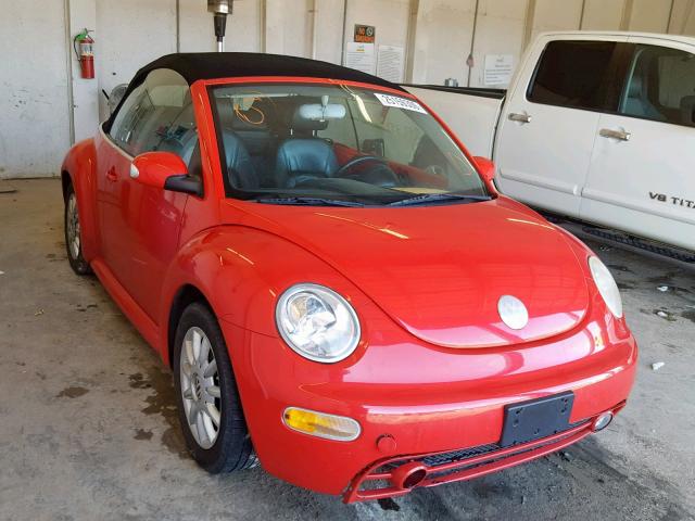 3VWCM31Y04M311936 - 2004 VOLKSWAGEN NEW BEETLE RED photo 1