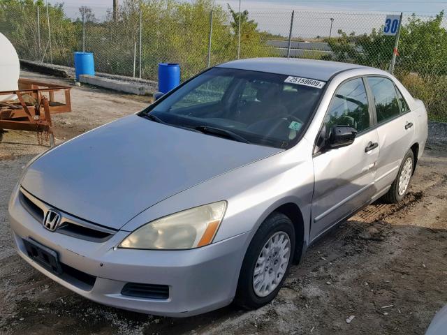 1HGCM56147A075207 - 2007 HONDA ACCORD VAL SILVER photo 2