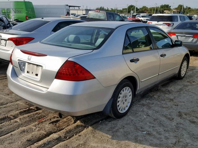 1HGCM56147A075207 - 2007 HONDA ACCORD VAL SILVER photo 4