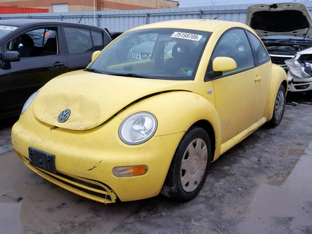 3VWBA21C2YM437465 - 2000 VOLKSWAGEN NEW BEETLE Sarı foto 2