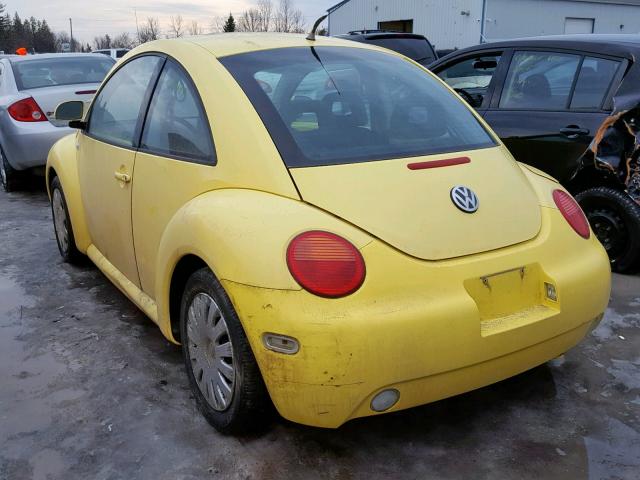 3VWBA21C2YM437465 - 2000 VOLKSWAGEN NEW BEETLE Sarı foto 3