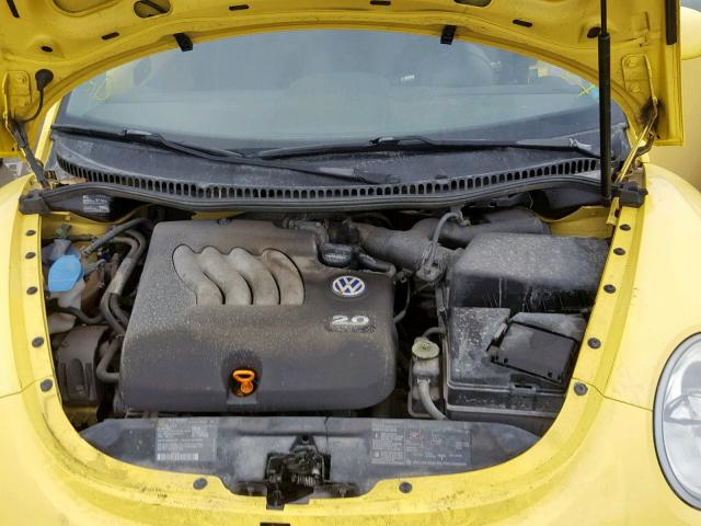 3VWBA21C2YM437465 - 2000 VOLKSWAGEN NEW BEETLE Sarı foto 7