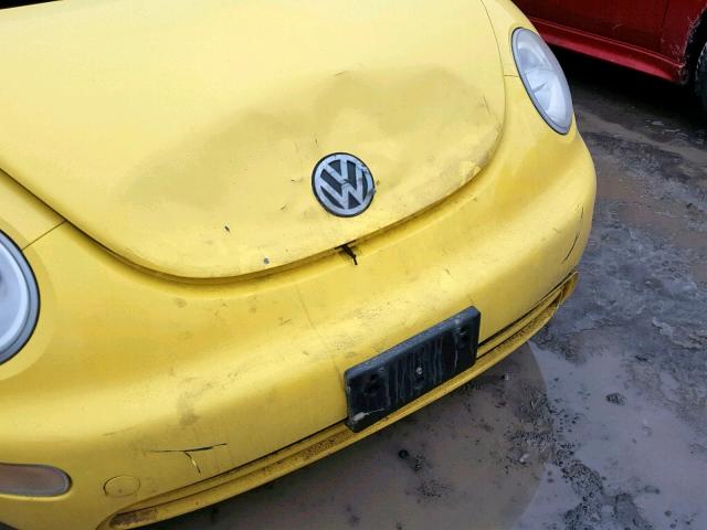 3VWBA21C2YM437465 - 2000 VOLKSWAGEN NEW BEETLE Sarı foto 9