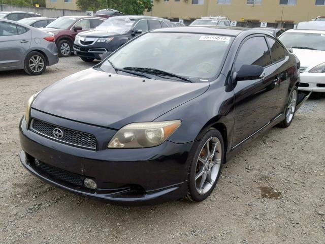 JTKDE177060093793 - 2006 TOYOTA SCION TC შავი ფოტო 2