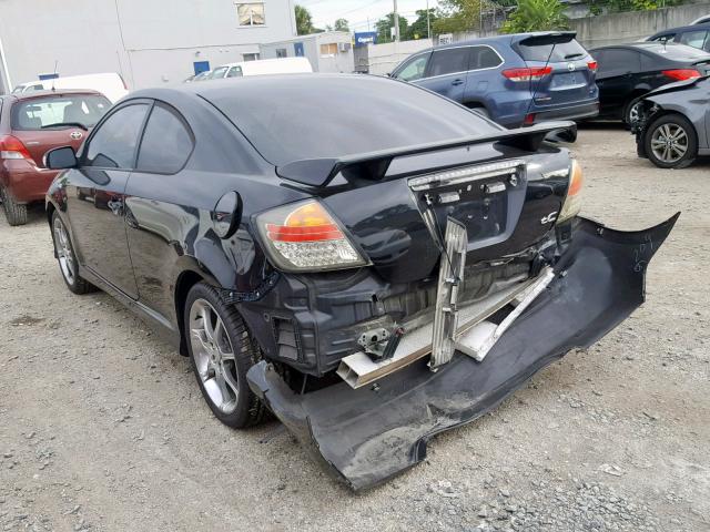 JTKDE177060093793 - 2006 TOYOTA SCION TC შავი ფოტო 3