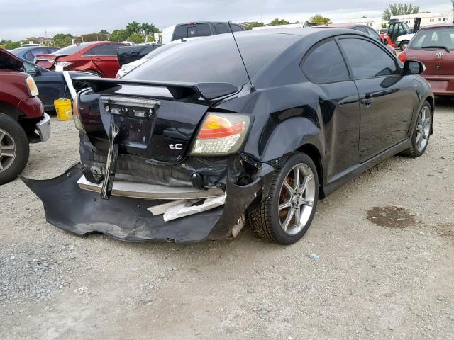 JTKDE177060093793 - 2006 TOYOTA SCION TC შავი ფოტო 4