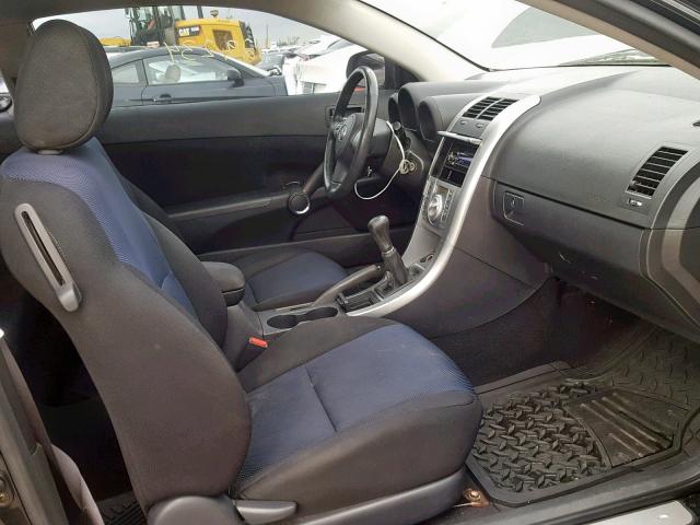 JTKDE177060093793 - 2006 TOYOTA SCION TC შავი ფოტო 5