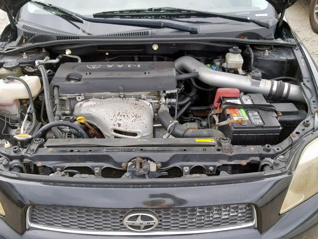 JTKDE177060093793 - 2006 TOYOTA SCION TC შავი ფოტო 7