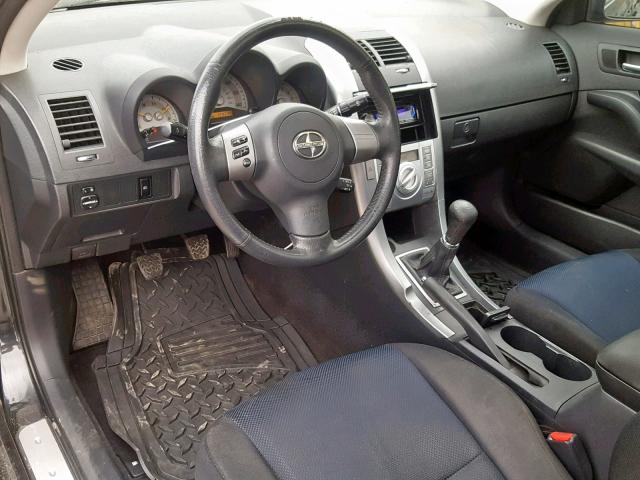 JTKDE177060093793 - 2006 TOYOTA SCION TC შავი ფოტო 9