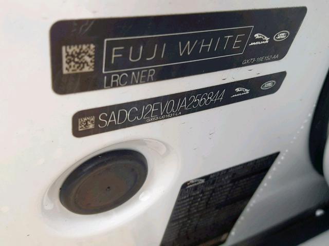 SADCJ2EV0JA256844 - 2018 JAGUAR F-PACE PRE WHITE photo 10