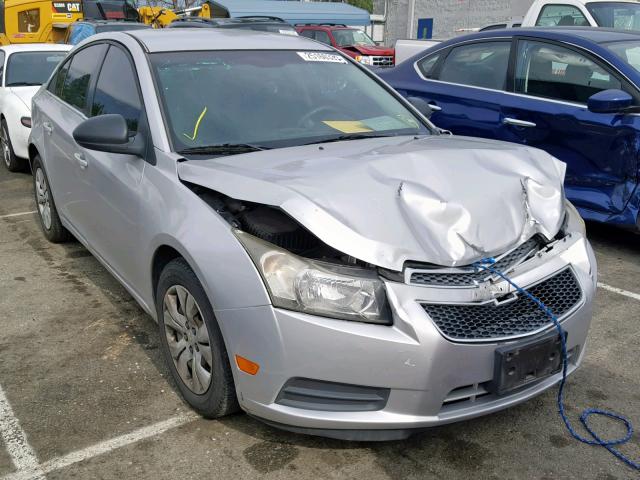 1G1PC5SH1C7321328 - 2012 CHEVROLET CRUZE LS SILVER photo 1