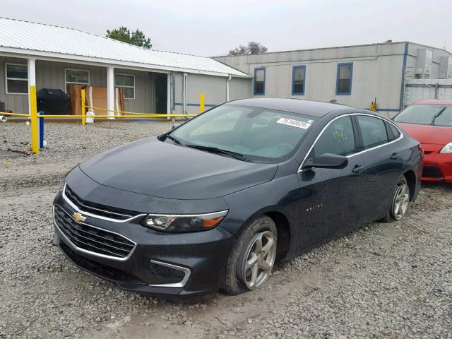 1G1ZB5ST9HF142922 - 2017 CHEVROLET MALIBU LS GRAY photo 2