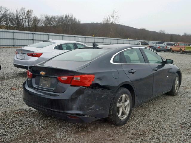 1G1ZB5ST9HF142922 - 2017 CHEVROLET MALIBU LS GRAY photo 4