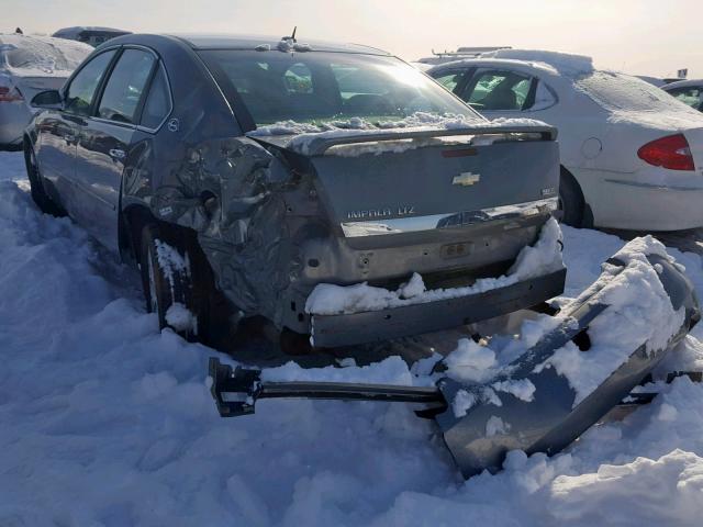 2G1WU583181199627 - 2008 CHEVROLET IMPALA LTZ GRAY photo 3