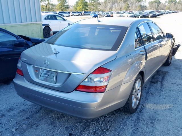 WDDNG71XX7A022426 - 2007 MERCEDES-BENZ S 550 GRAY photo 4