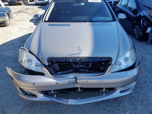 WDDNG71XX7A022426 - 2007 MERCEDES-BENZ S 550 GRAY photo 7