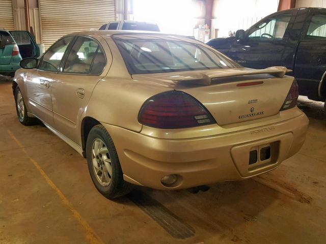 1G2NE52E05M149221 - 2005 PONTIAC GRAND AM S GOLD photo 3