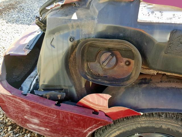 1G8AG52F24Z165459 - 2004 SATURN ION LEVEL BURGUNDY photo 9