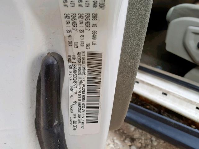 1J8HG48N56C246774 - 2006 JEEP COMMANDER Ağ foto 10