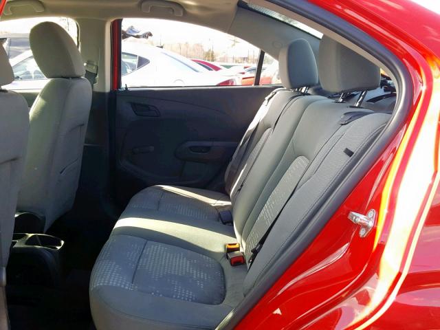 1G1JA5SH9G4171911 - 2016 CHEVROLET SONIC LS RED photo 6