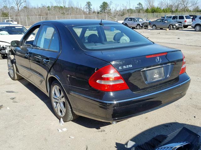 WDBUF65J23A106287 - 2003 MERCEDES-BENZ E 320 BLACK photo 3