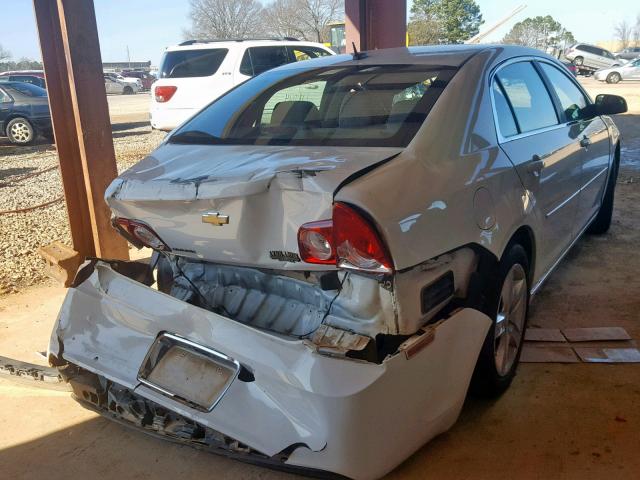 1G1ZB5EBXAF121974 - 2010 CHEVROLET MALIBU LS WHITE photo 4