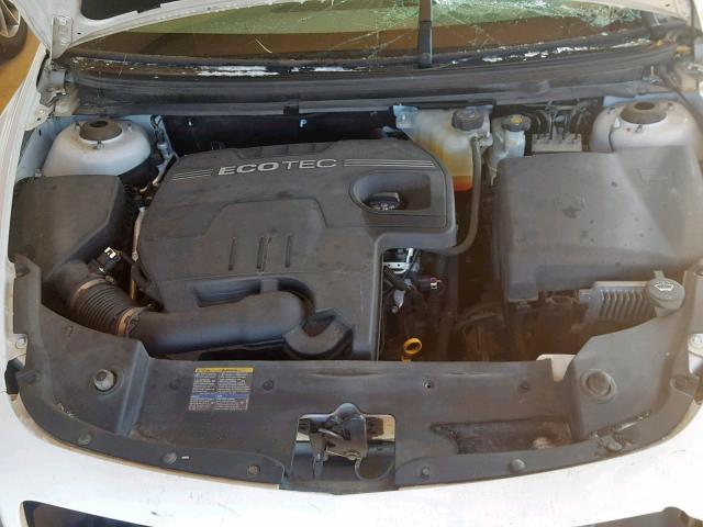 1G1ZB5EBXAF121974 - 2010 CHEVROLET MALIBU LS WHITE photo 7